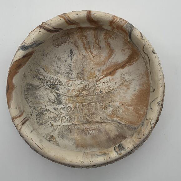 Vintage Comanche Pottery Bowl Planter Succulents Designed signed By Ron Allen - Picture 2 of 7